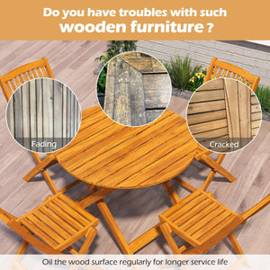 Wood Wax Oil for Outdoor and Indoor Furniture Teak Care Kit to Restore and Protect Wood view 9