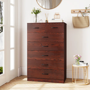 Wooden Chest of Drawers with Anti-toppling Device and Metal Handles view 2
