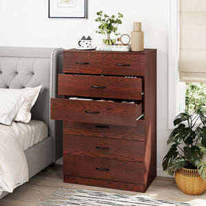Wooden Chest of Drawers with Anti-toppling Device and Metal Handles view 3