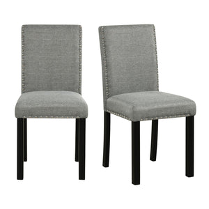 Wooden Dining Chairs Set of 2 with Bent Wood Legs