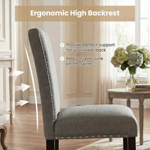 Wooden Dining Chairs Set of 2 with Bent Wood Legs view 6