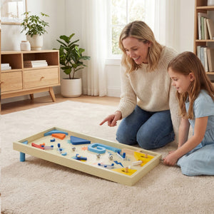 Wooden Pinball Machine with 3 Balls for Kids 8+ and Adults view 2
