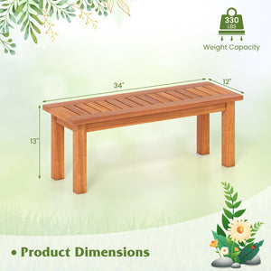 Wooden Plant Stand Outdoor Indoor Solid Wood Flower Pot Holder Display Shelf-S view 5