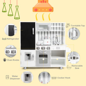 Wooden Pretend Play Kitchen Sets with Simulated Sound view 7
