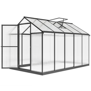 6' x 10' x 6.4' Walk-in Garden Greenhouse Polycarbonate Panels Plants Flower Growth Shed Cold Frame Outdoor – view 5