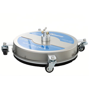 16" Pressure Washer Surface Cleaner with 4 Wheels, Stainless Steel Power Washer Surface Cleaner with 1/4"