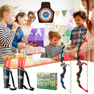 Youth Archery Bow Set with LED Light Up Bow and 20 Suction Cup Arrows for Kids view 5