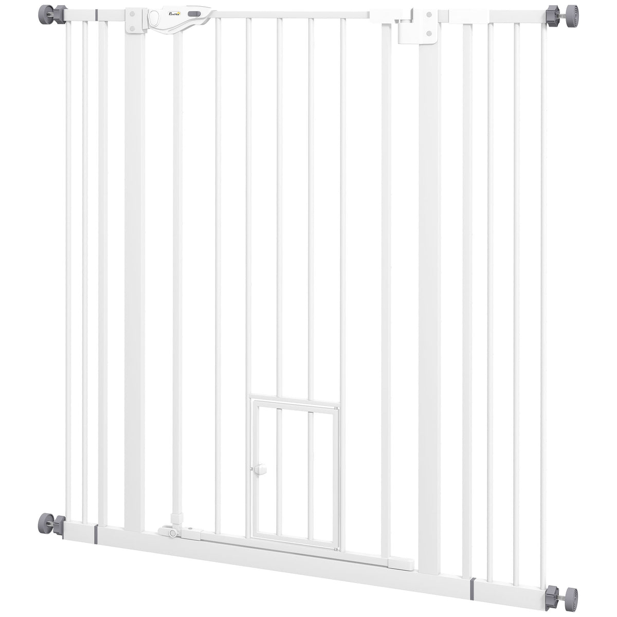 41" Easy Open Indoor Dog Gates for Doorways, House, Stair - Black – view 22