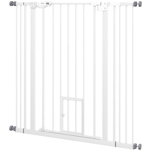 41" Easy Open Indoor Dog Gates for Doorways, House, Stair - Black – view 22
