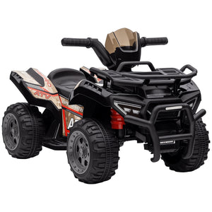 Aosom Kids Ride-on ATV Quad Bike Four Wheeler Car with Music, 6V Battery Powered Motorcycle for 18-36 Months